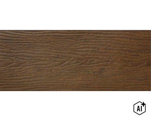 Lame de terrasse en composite bois plastique avec veinure du bois structurée (Image AI modified or generated)