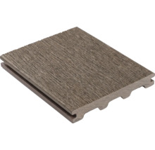 Lame de terrasse en bois composite avec grain de bois pour sol extérieur