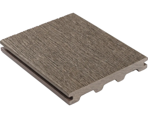 Lame de terrasse en bois composite avec grain de bois pour sol extérieur