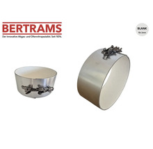 Bertrams Spannring blank für 2 Millimeter Ofenrohre mit Schnellspannverschluss
