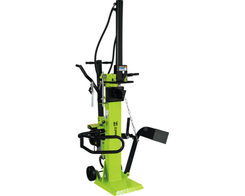 Zipper Holzspalter für die Brennholzverarbeitung mit Hydraulik und Sicherheitsbedienung.