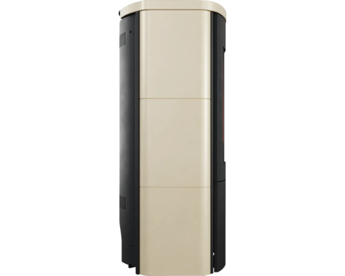 Poêle moderne en forme de colonne avec fentes de ventilation verticales