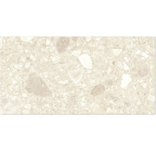 Carrelage aspect terrazzo avec structure pierre