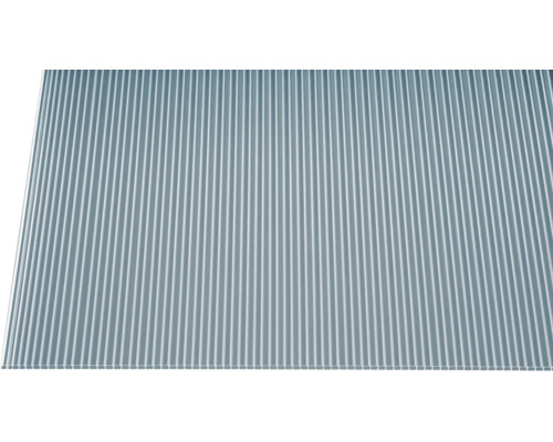 Plaque alvéolaire en polycarbonate structuré pour toitures de terrasse ou serres