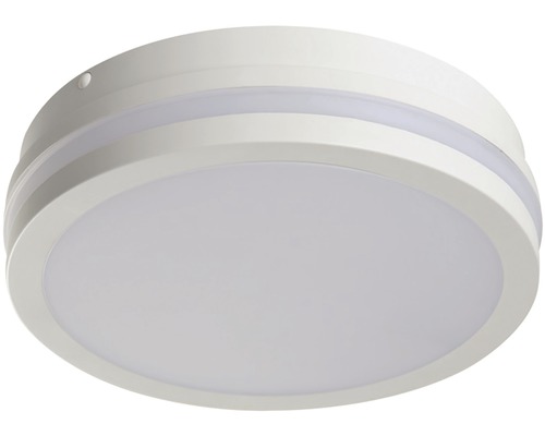 Plafonnier LED Beno 18W 1555lm blanc Ø 22 cm IP54 avec détecteur de mouvement