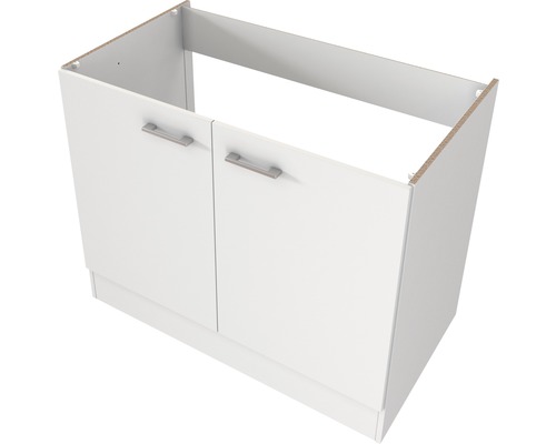 Meuble bas avec deux portes pour cuisines ou salles de bains