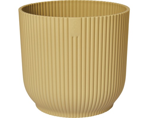 Cache-pot Elho Vibes fold plastique Ø 16,1 cm h 14,8 cm jaune beurre