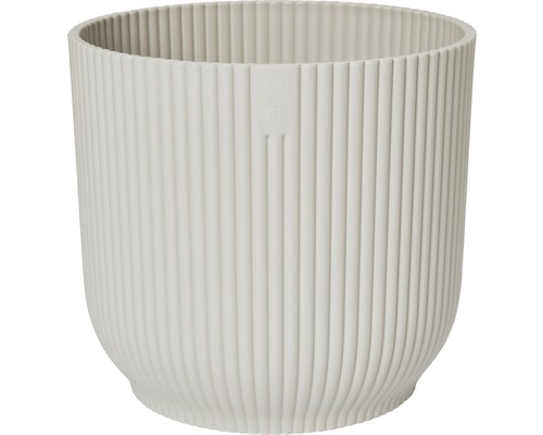 Cache-pot Elho Vibes fold plastique Ø 16,1 cm h 14,8 cm blanc soie