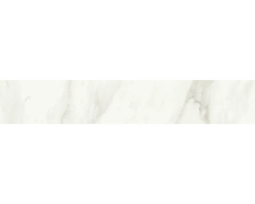 Plinthe Eterna white polie et rectifiée 10x60 cm