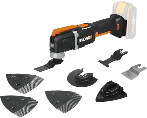 Worx Outil multifonction sans fil WX696.9 20 V, sans batterie ni chargeur