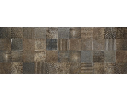Carrelage mural en grès Jasper CR Dark 33.3x90 cm rectifié Mosaïque de carreaux avec différents motifs