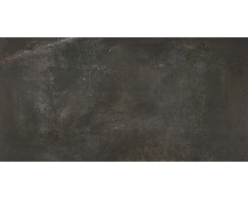 Carrelage sol et mur en grès cérame fin Jasper Iron 60x120 cm rectifié