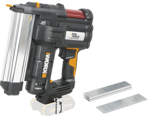 Cloueuse sans fil WORX Nitro 20V Nailforce 2en1 WX840.9, moteur Brushless,  sans batterie ni chargeur - HORNBACH