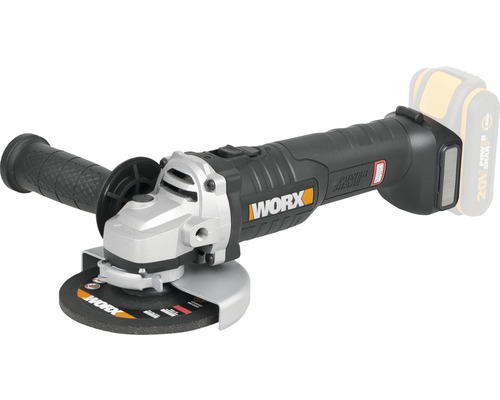 Worx Nitro Meuleuse d'angle sans fil 20 V 125 mm WX812.9 Moteur Brushless sans batterie ni chargeur