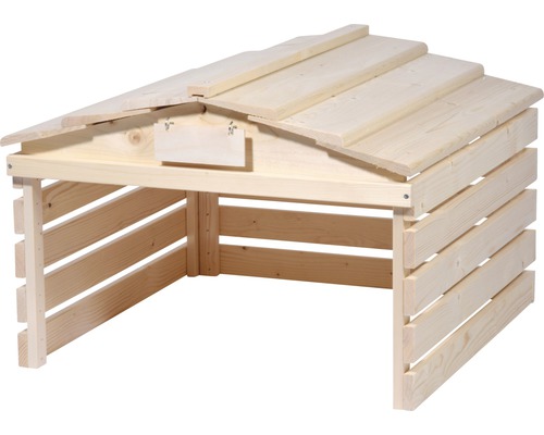 Composteur en bois avec toit