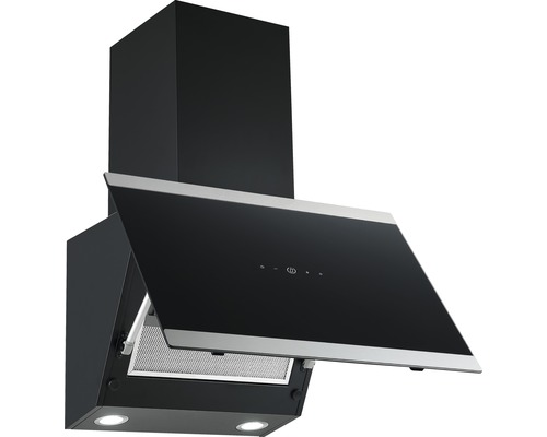 Dunstabzugshaube mit Glasabdeckung und Beleuchtung