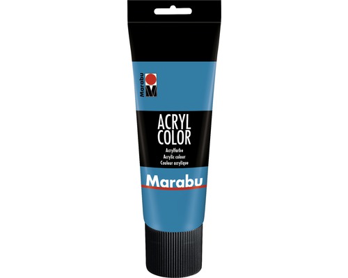 Peinture acrylique Marabu Acryl Color cyan 056 225 ml Tube de peinture acrylique