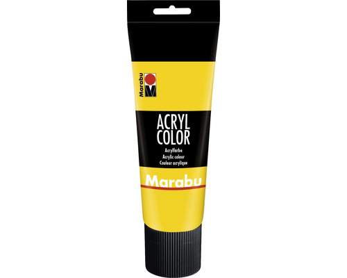 Marabu Acryl Color, jaune 019, 225 ml