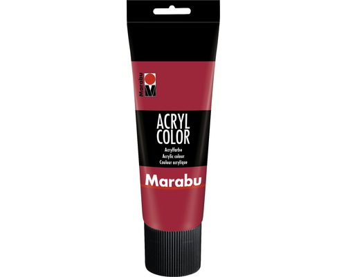 Marabu Acryl Color, rouge carmin 032, 225 ml