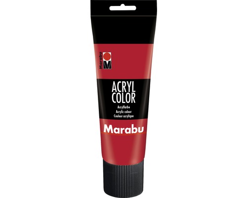 Marabu Acryl Color, rouge cerise 031, 225ml