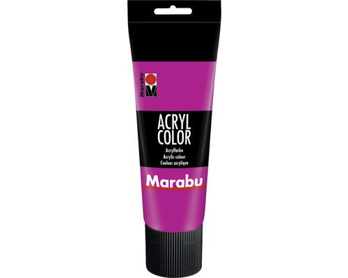 Marabu Acrylfarbe Acryl Color magenta 014 225 ml Tube Acrylfarbe