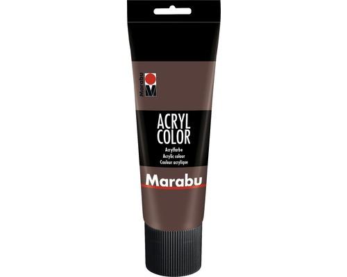 Marabu Acryl Color, marron moyen 040, 225ml