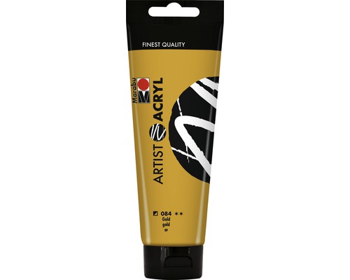 Marabu Artist Acryl, gold 084, 120 ml