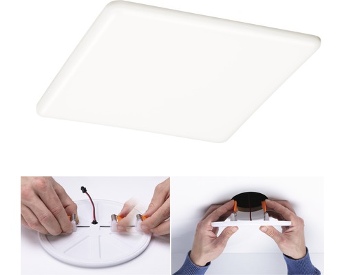 Quadratische Deckenleuchte mit Montageanleitung