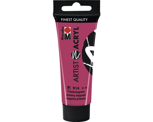 Marabu Artist Acryl, primärmagenta 914, 22 ml