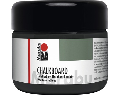 Marabu Chalkboard Tafelfarbe schwarz 875 225 ml Marabu Tafelfarbe im Farbbehälter