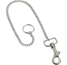 Chaîne d''attache avec mousqueton et anneau