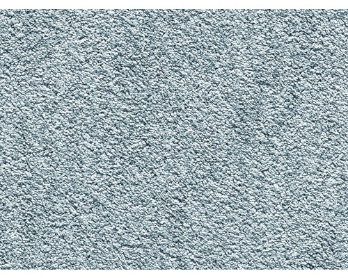 Moquette velours frisé Romantica bleu clair FB073 400 cm de largeur (article au mètre)