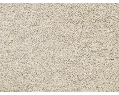 Moquette Shaggy Venezia crème FB40 largeur 400 cm (au mètre) Gros plan d''une surface en plâtre