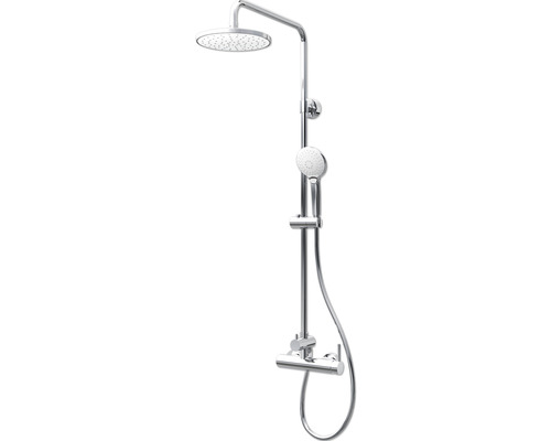 Colonne de douche Schulte Modern DuschMaster Rain IIl D9692614 02 rond White Style avec mitigeur monocommande