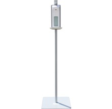 Station d’hygiène support pour désinfectant Light 130 cm avec distributeur de désinfectant 1 l-thumb-3