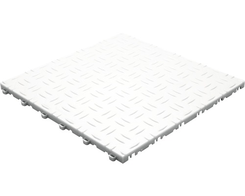 Klickfliese florco® grip 40 x 40 cm 6 Stück weiss