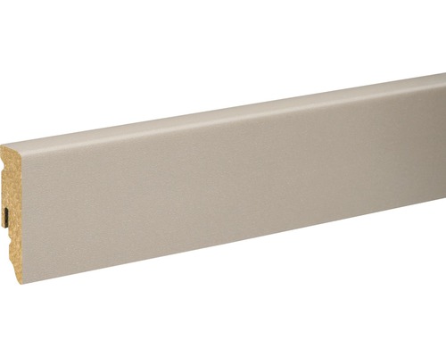 Plinthe gris-beige plaxée FU062L 15x58x2400 mm