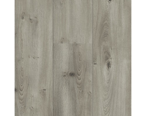 Échantillon pour stratifié SKANDOR résistant à l'eau Bliss Oak gris plancher maison de campagne 1261 x 244 x 8 mm Panneaux de sol stratifiés avec structure en bois