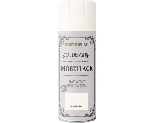 Rust-Oleum® Sprühkreide Möbellack Porzellan rosa 400 ml Rust-Oleum Möbellack Kreidefarbe in Sprühdose