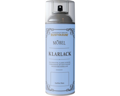 Rust-Oleum® Sprühkreide Möbellack transparent 400 ml Möbel Klarlack Spraydose für Möbel von Rust-Oleum