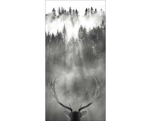 Tableau sur toile giclée Looking Deer 100x200 cm