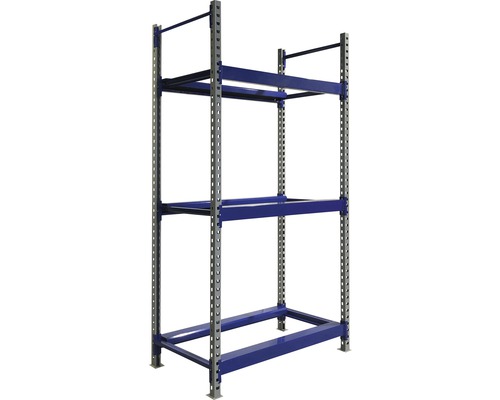Industrial Rayonnage Rayonnage à emboîter bleu gris 1960 x 1000 x 600 3 sols capacité de charge 1280 kg Industrial Rayonnage Rayonnage à emboîter bleu gris 1960 x 1000 x 600 3 sols capacité de charge 1280 kg