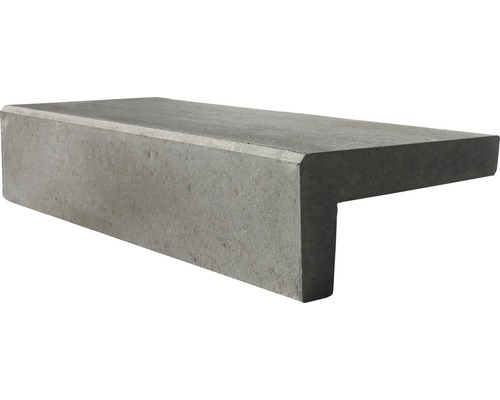 Beton Winkelstufe grau 80 x 18 x 32 cm