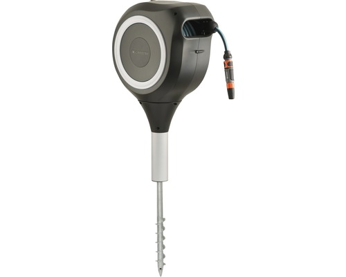 Boîtier de tuyau d''arrosage Gardena avec piquet de terre pour l''irrigation du jardin