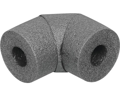 Coude PE fendu 13x28 mm 50% EnEV Coude d''isolation de tuyau en mousse