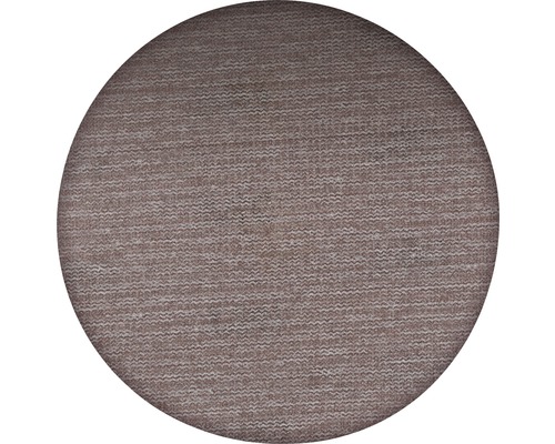 Tapis rond avec texture tissée