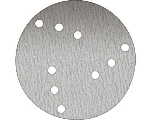 Disque abrasif rond avec perforations