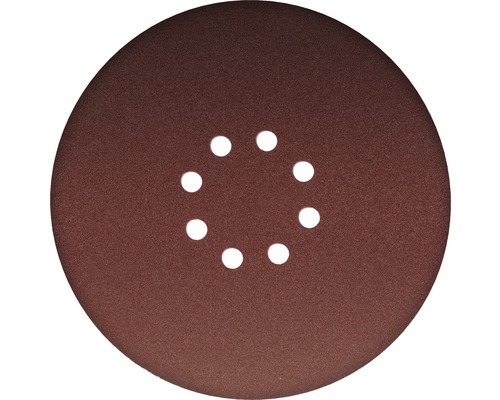 Papier abrasif rond avec huit trous