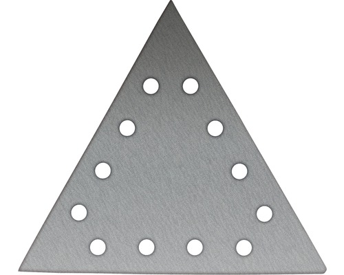 Plaque de connexion triangulaire pour meubles avec trous
