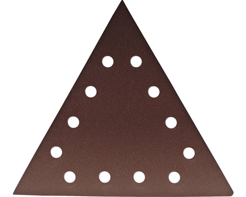 Papier abrasif triangulaire avec trous